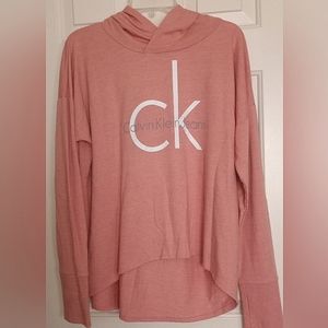 Calvin klein Women's Hoodie Sweater Jacket, Size Large,  Color Pinkish